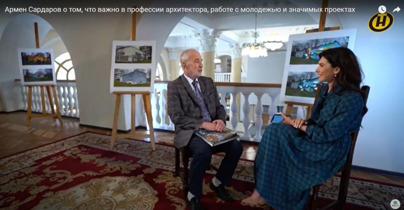 Профессор, доктор архитектуры Армен Сергеевич Сардаров стал гостем программы «Наше утро»